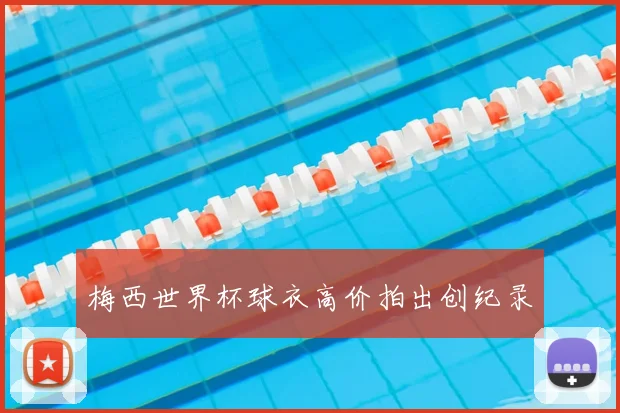 梅西世界杯球衣高价拍出创纪录