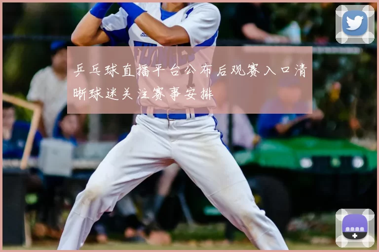 乒乓球直播平台公布后观赛入口清晰球迷关注赛事安排